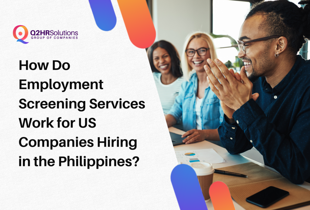 What does employment screening services entail?