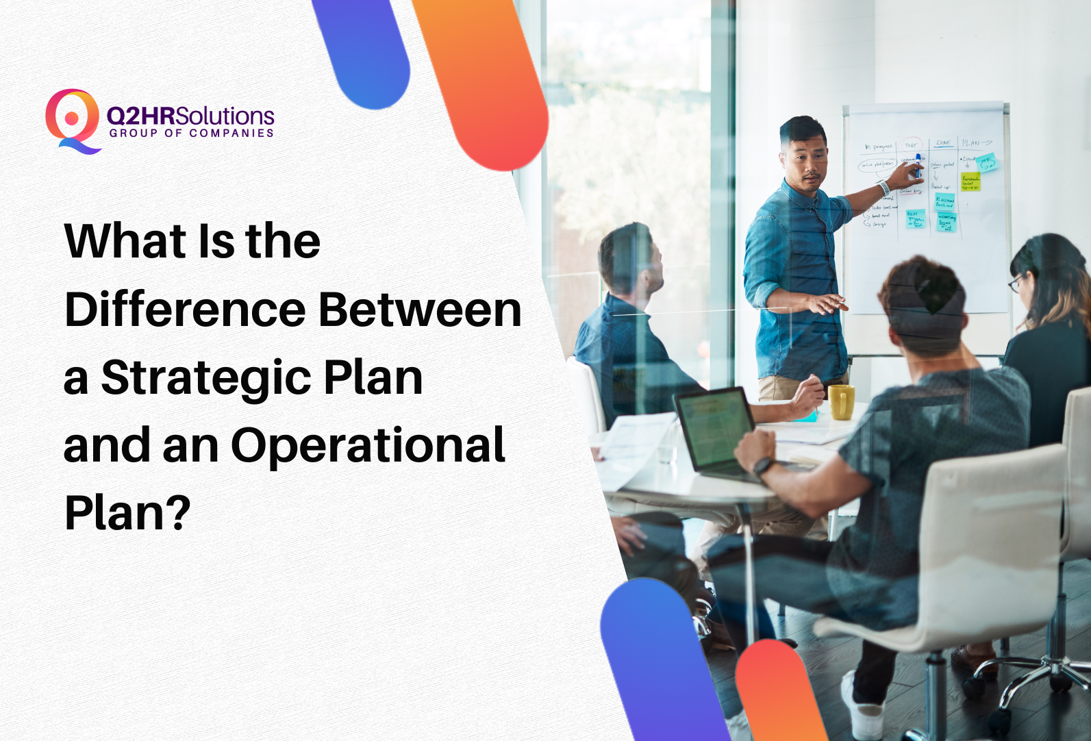 difference between a strategic plan and an operational plan